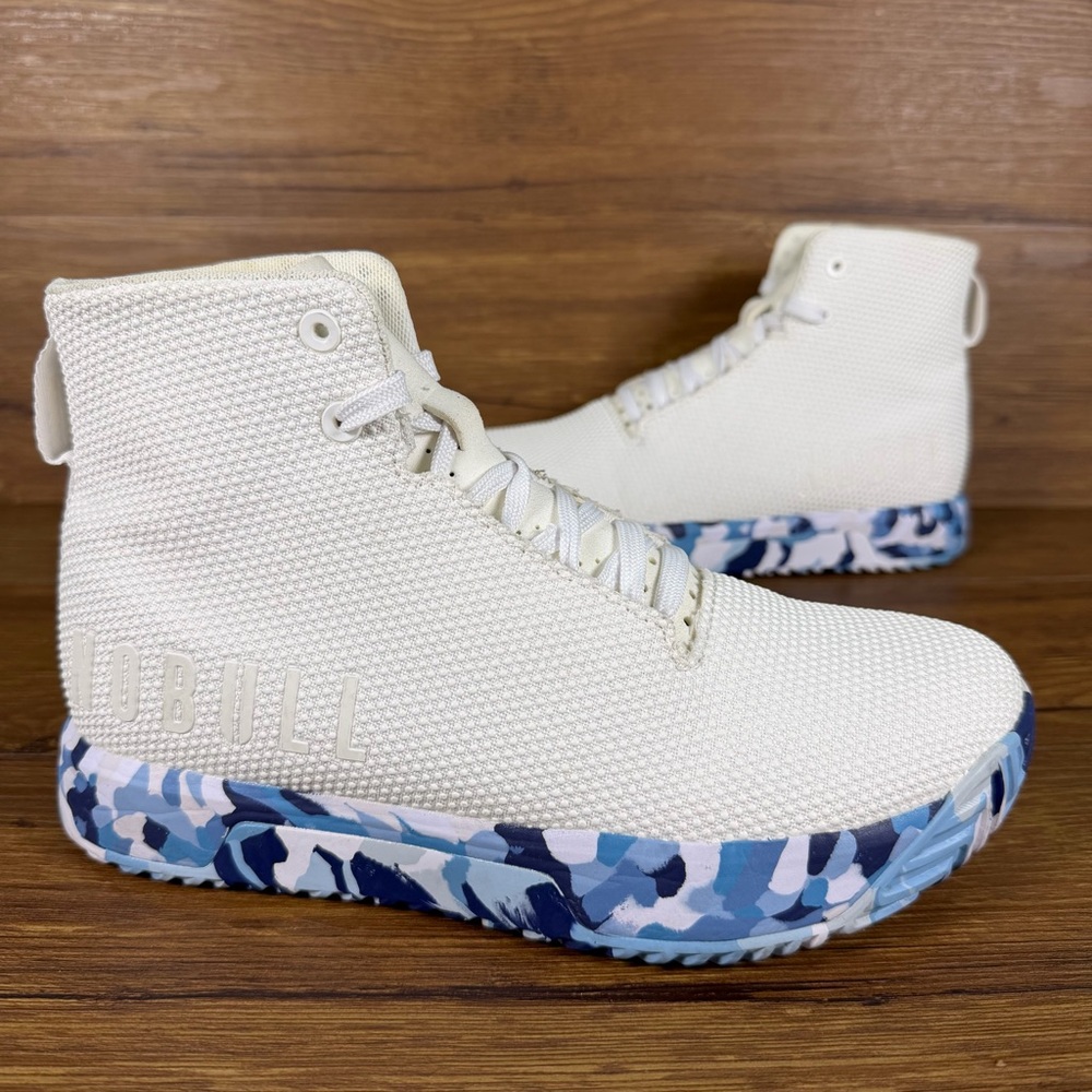 NOBULL Wild High‎ Top Shoes Training Sneakers White Women’s Size 7.5